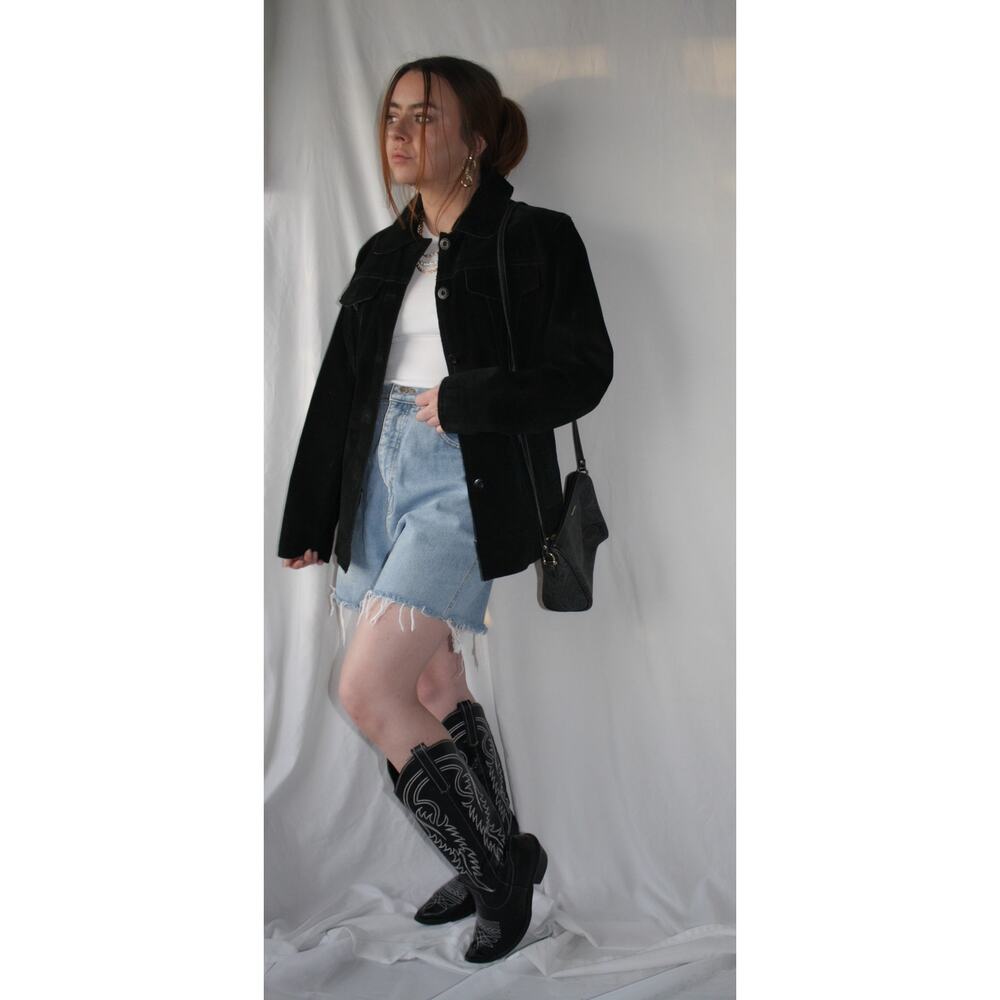 1990’s Bill Blass High Rise Denim Shorts (Size  12)